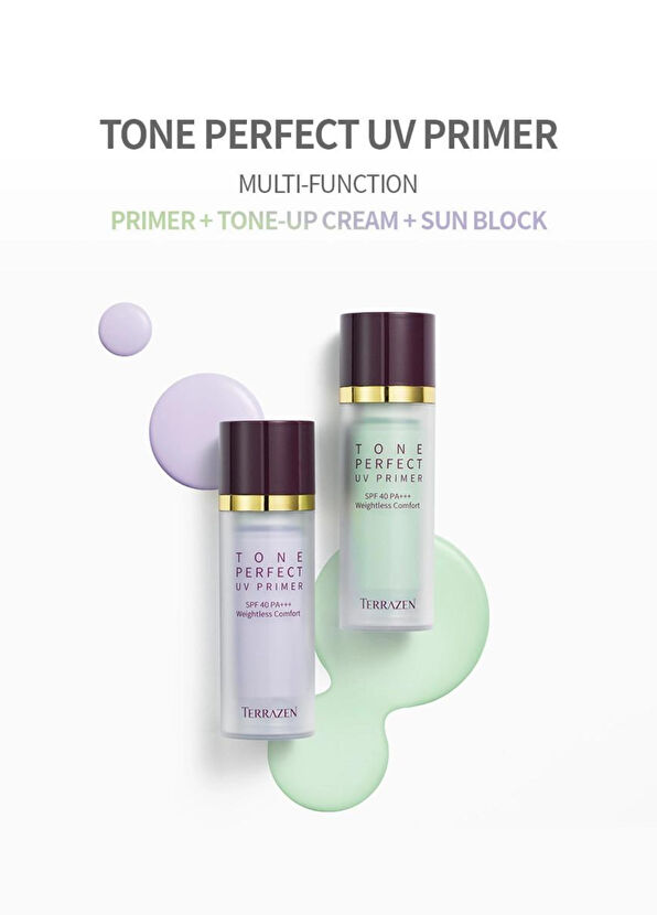 Terrazen Ton Eşitleyici UV Primer SPF40+ PA+++ Güneş Kremi - 2