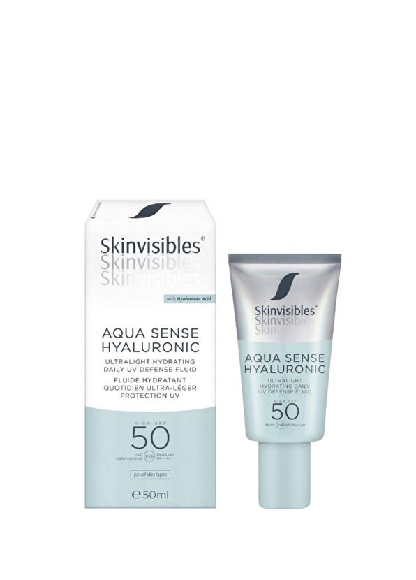 Skinvisibles Aqua Sense Hyaluronic Fluid SPF50 PA++++ Güneş Kremi 50 ml - 2