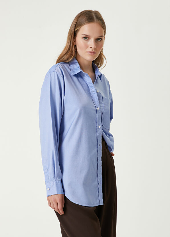 Beymen Club Mavi Cepli Gömlek - 1