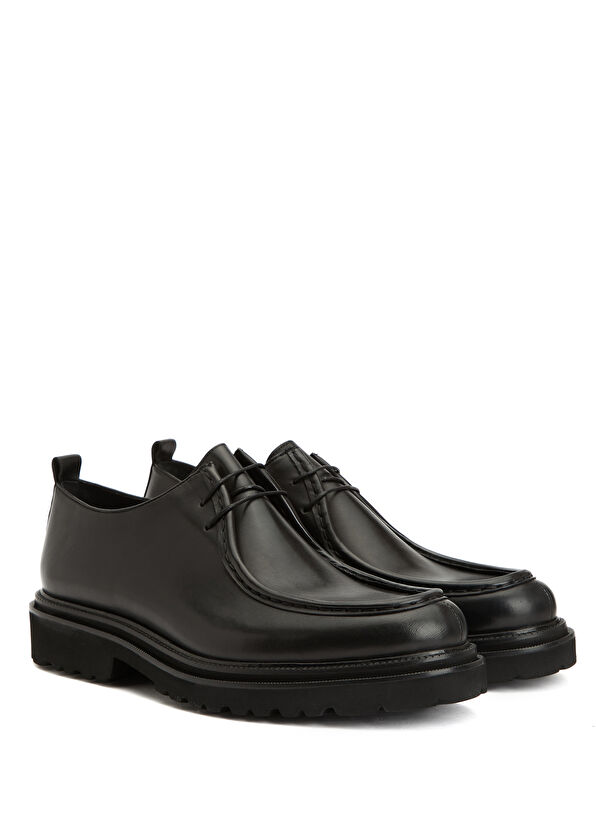Beymen Club Black Men's Leather Shoes - 2