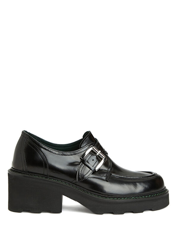 George Hogg Black Women's Leather Shoes - 1