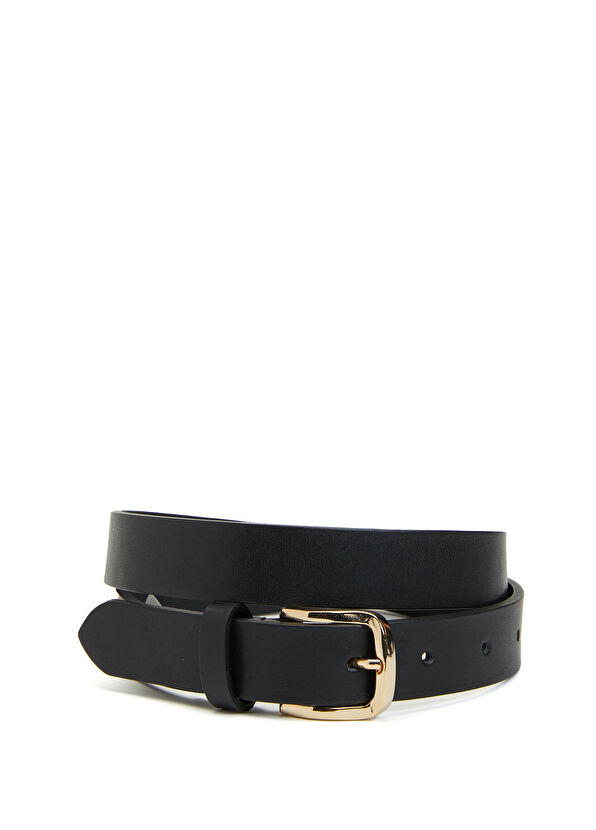 Beymen Club Siyah Kadın Deri Kemer - 1