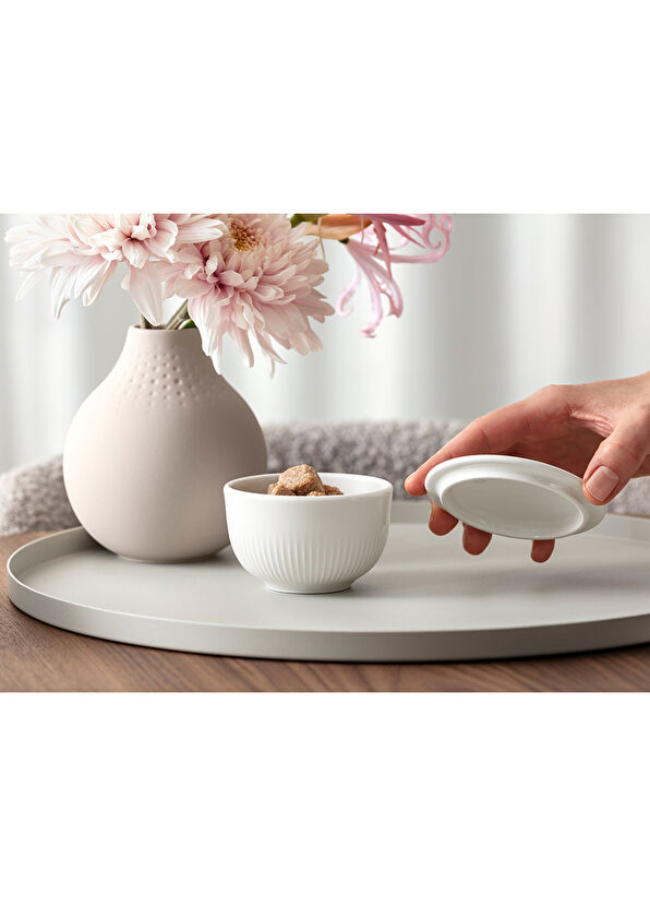 Villeroy & Boch Afina Beyaz Porselen Şekerlik - 3