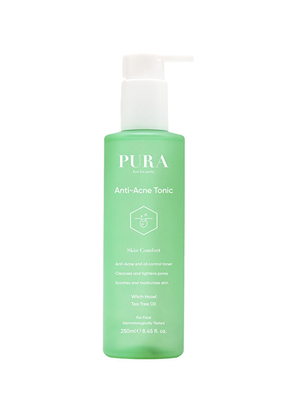 PURA Just for purity Anti Acne Tonic Akne Karşıtı Yüz Toniği 250 ml - 1