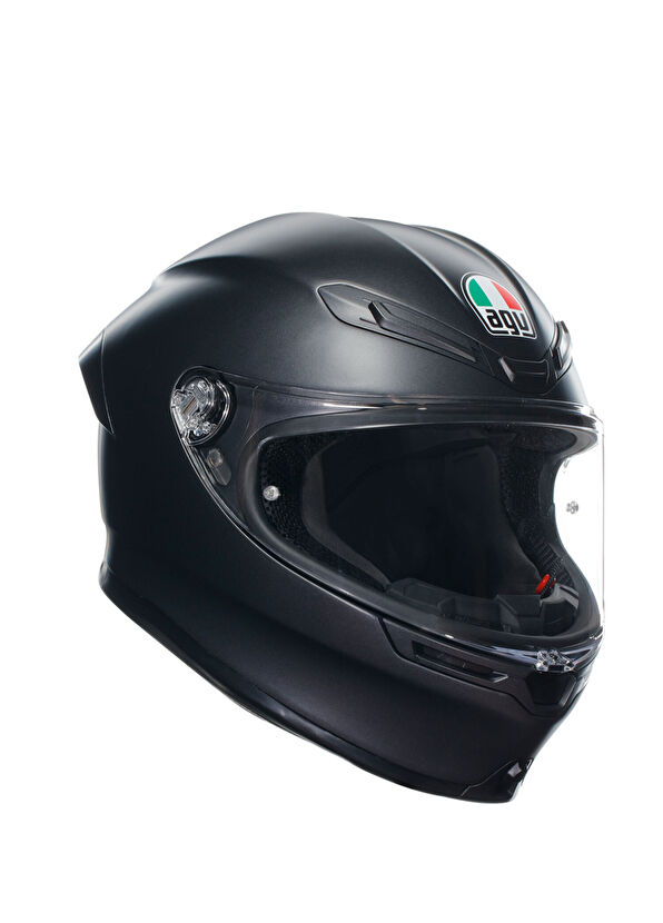 Agv K6 S Mono Matt Black Kapalı Motosiklet Kaskı - 1