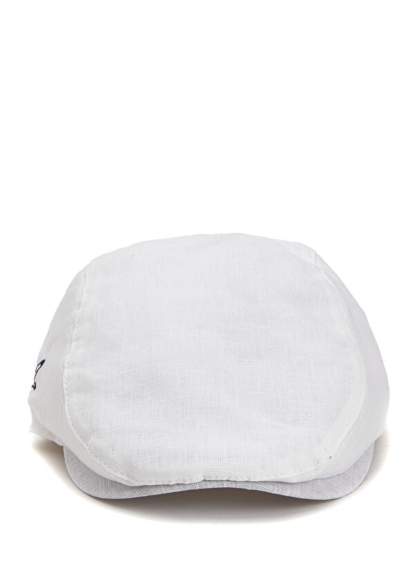 Beymen Club Beyaz Erkek Keten Şapka - 2