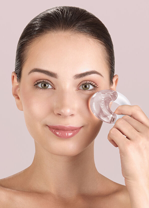 Geske Cool & Warm Eye Massager Beyaz Sıcak Soğuk Göz Masaj Aleti   - 4