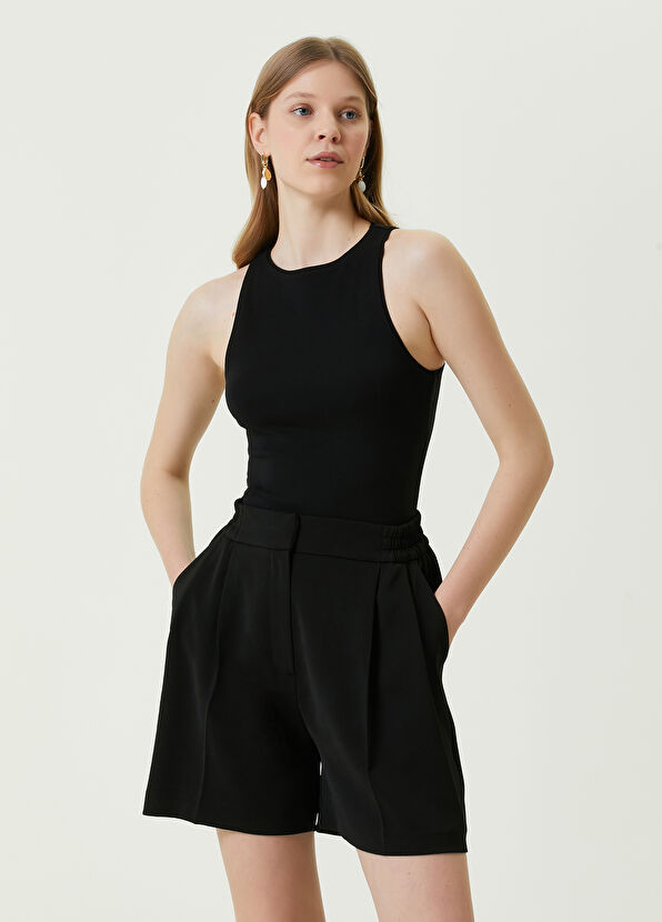 Beymen Club Siyah Bisiklet Yaka Spor Atlet - 1