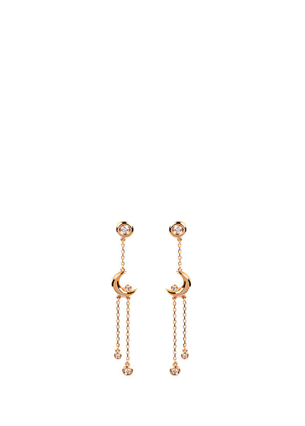 Mevaris Moonlight Pırlantalı Kadın Altın Küpe - 1