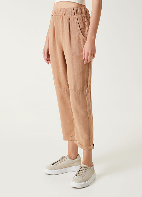 Beymen Club Camel Keten Pantolon - 2