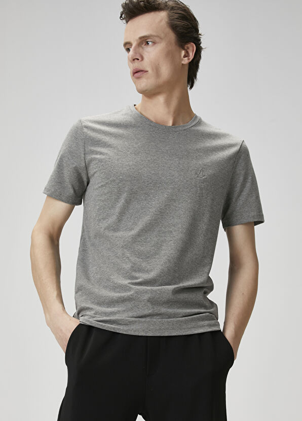 Beymen Club Antrasit Melanj T-shirt - 2