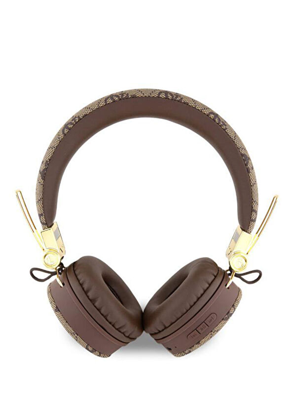 Guess Metal Logolu 4G Desenli Kulak Üstü Bluetooth 5.3 Kulaklık  - 3