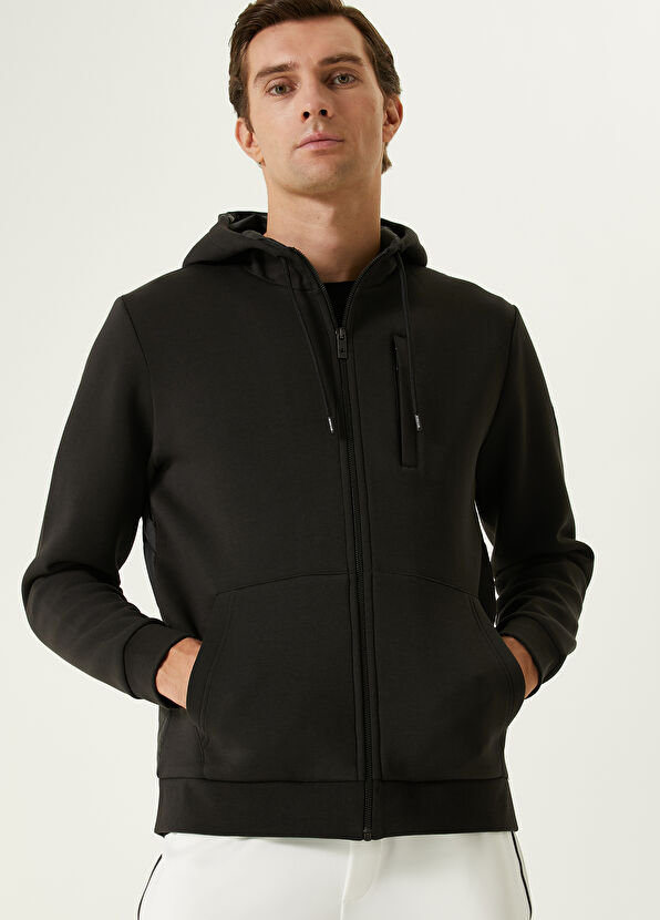 Beymen Club Black Hooded Quilted Garnish Coat - 2