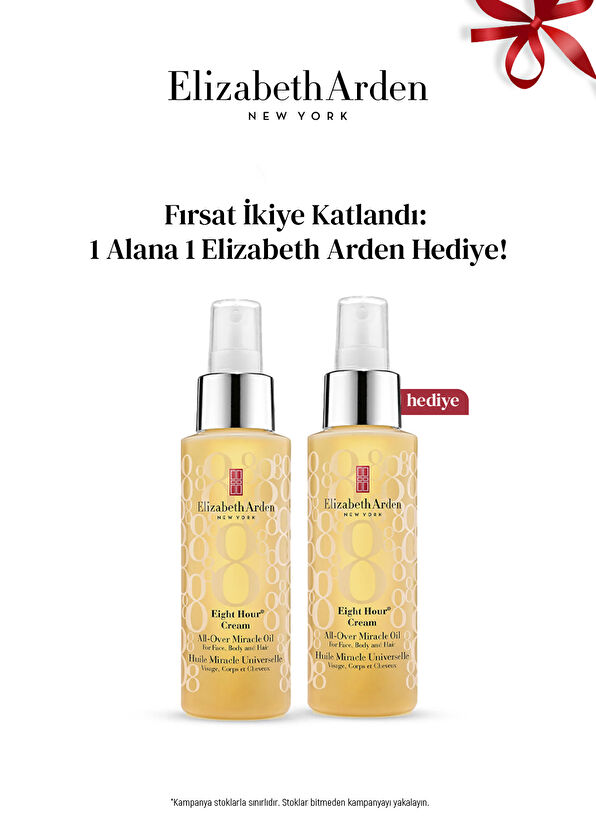 Elizabeth Arden Eight Hour All-Over Miracle Oil Nemlendirici Cilt Bakım Yağı 2'li Hediye Seti 2 x 100 ml - 2