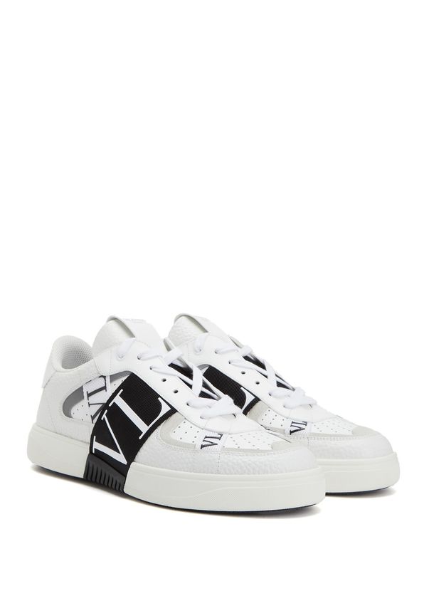 Valentino Garavani Vl7Tn Black White Men's Leather Sneakers - 2