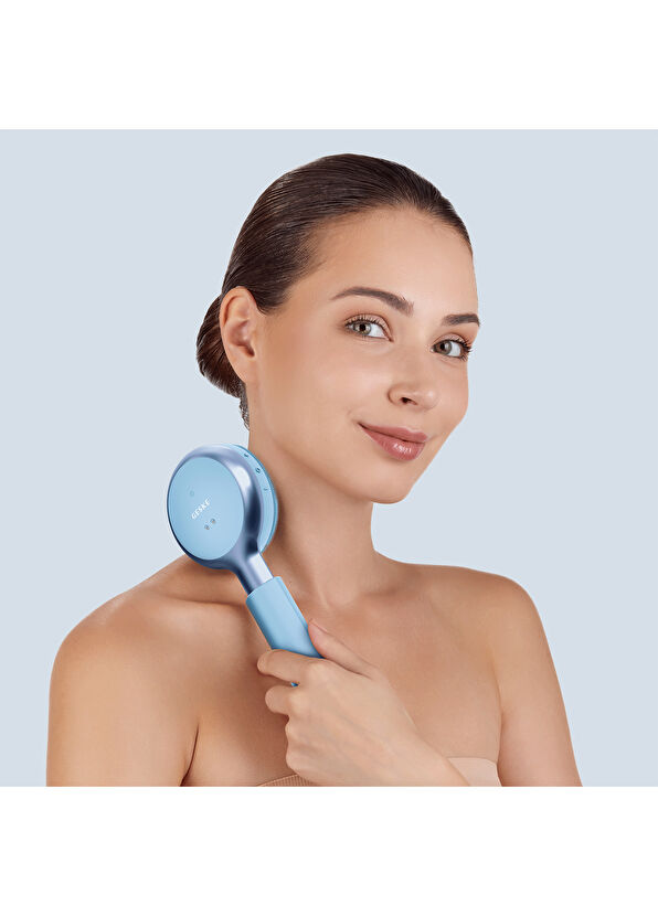 Geske Sonic LED Full-Body Brush & Intensive Exfoliator Aquamarine Kırmızı Led Terapili Vücut Temizleme ve Cilt Bakım Cihazı - 3