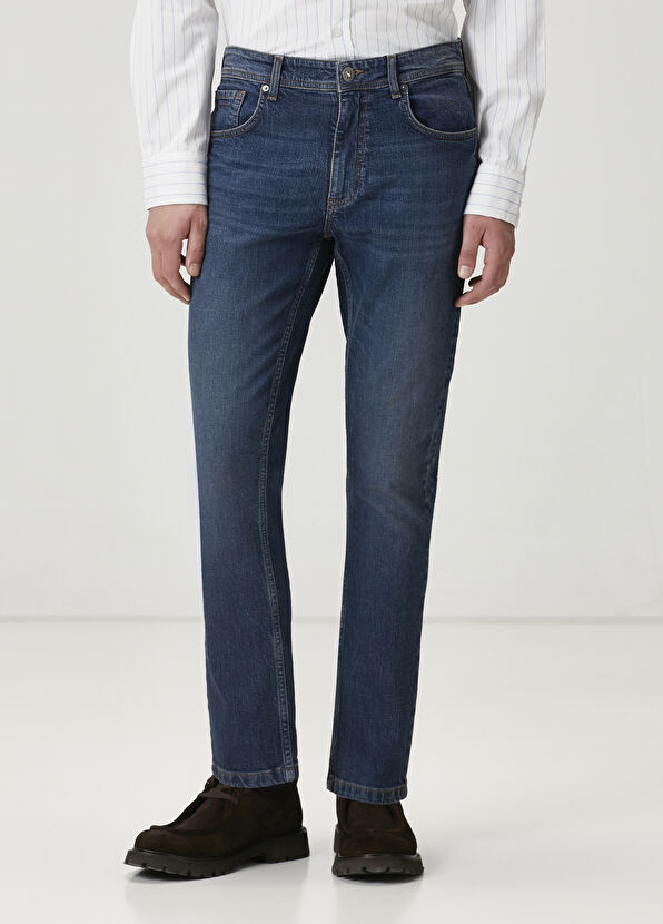 Beymen Club Mavi Yıkamalı Slim Fit Jean Pantolon - 2