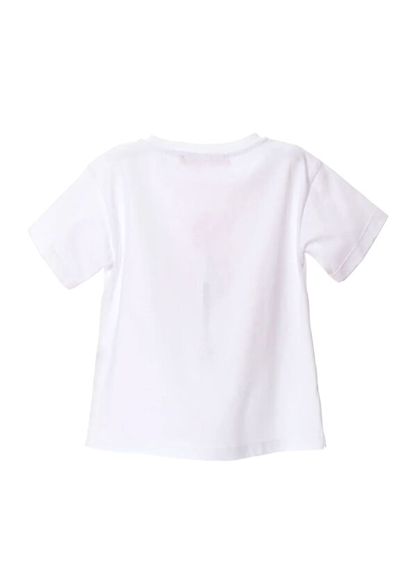 Agatha Ruiz de la Prada Vigo Beyaz Deniz Kabuklu Kız Çocuk T-shirt - 2