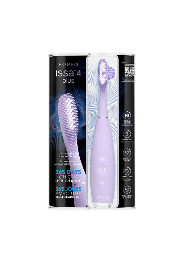 Foreo Issa 4 plus Lavender Rechargeable Toothbrush - 2