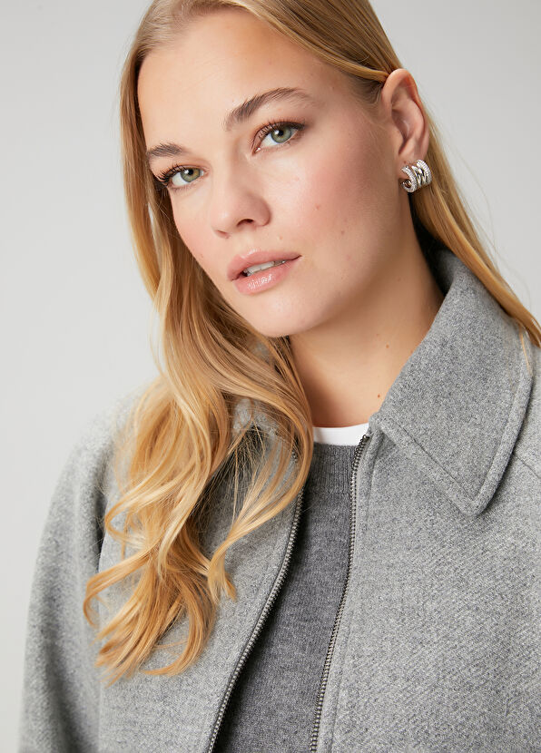 Beymen Club Zirkon Taşlı C Formlu Kadın Küpe - 1