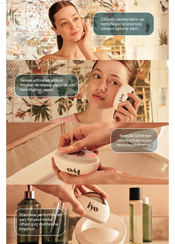 Iyo Ultrasonic Wave Face Cleanser Skin Care Device - 2