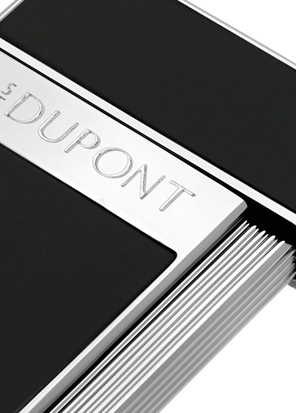 S.T. Dupont Slimmy Siyah Lake Çakmak 28221 - 4