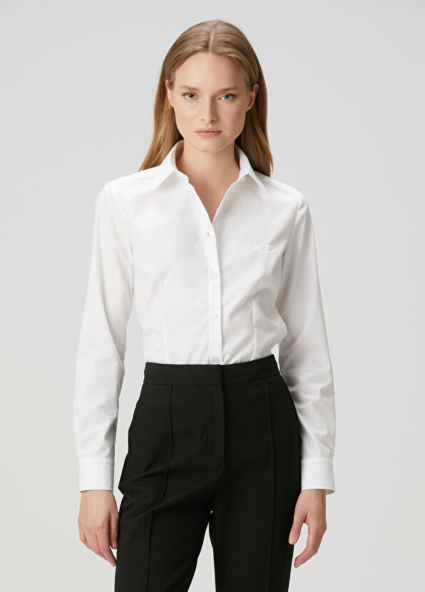 Beymen Club White Slim Fit Shirt - 1
