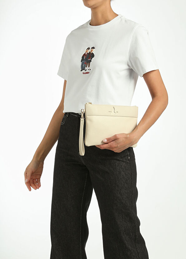 Beymen Club Beige Women's Clutch - 2