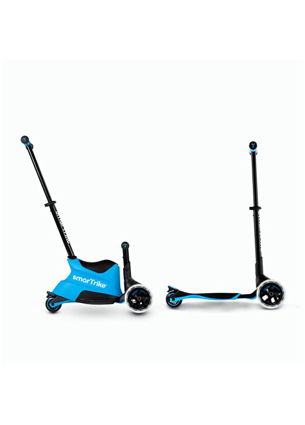 SmarTrike Xtend Grow Up Ride On Blue Led Light Kids Scooter - 2