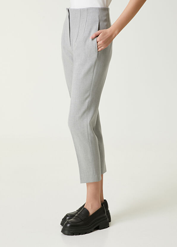 Beymen Club Grey Cigarette Pants - 2