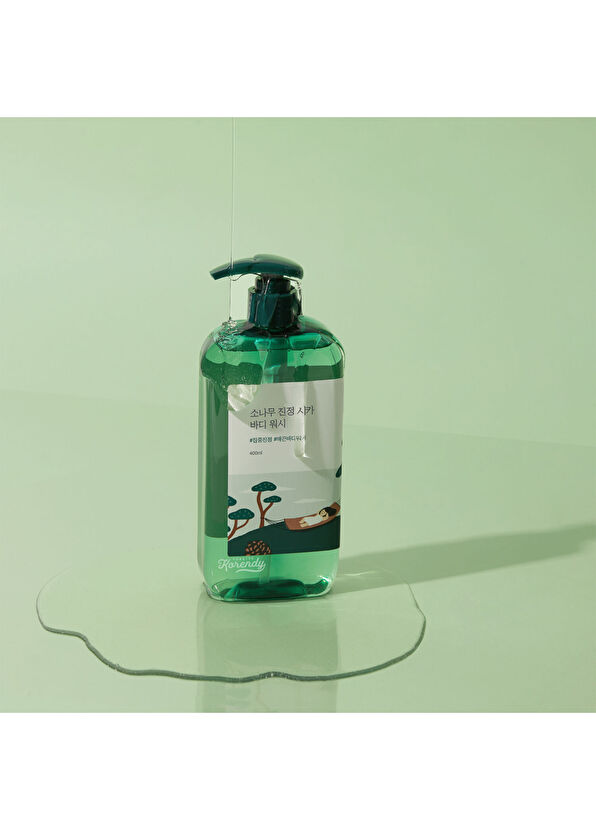 Round Lab Pine Tree Calming Cica Body Acne & Anti-Pore Pine Wood Extract Body Cleanser 400ml - 3