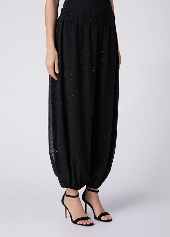 Beymen Club Black Shalwar Form Evening Pants - 4