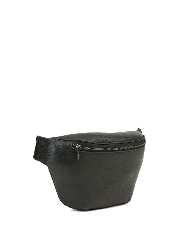 Beymen Club Black Men's Leather Waist Bag - 2