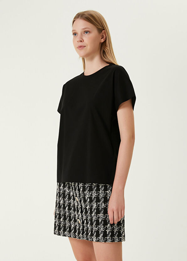 Beymen Club Black Crew Neck Seamless Basic T-shirt - 3