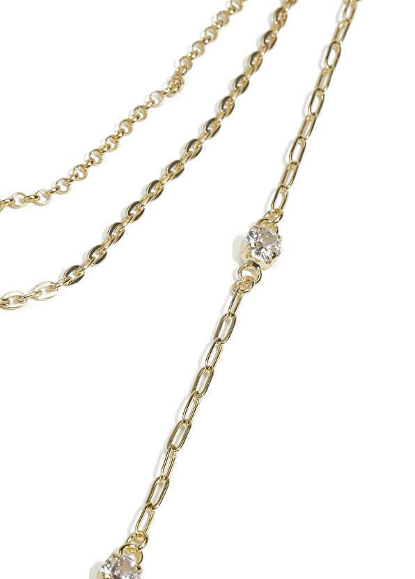 Beymen Club Gold İkili Zincir Kolye - 4