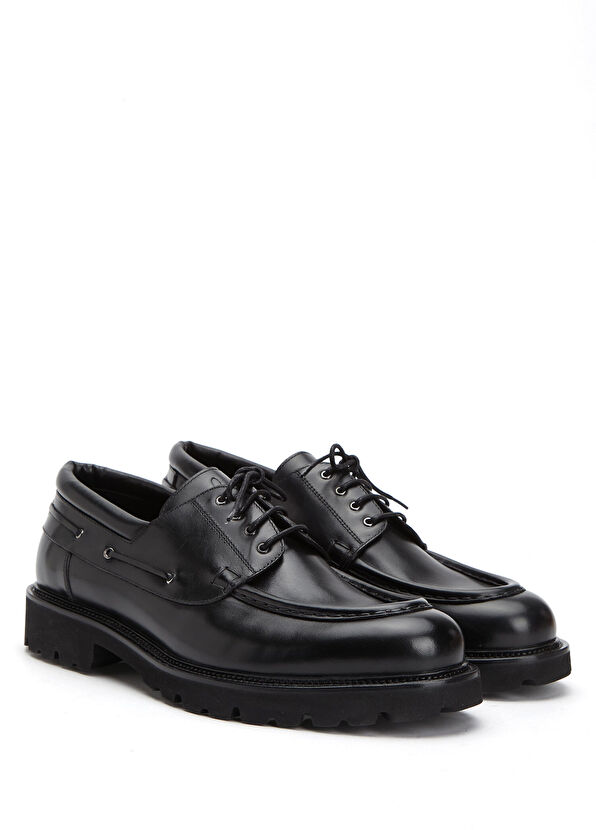 Beymen Club Black Men's Leather Shoes - 2
