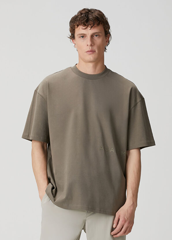 Academia Vizon Logo Baskılı T-shirt - 1