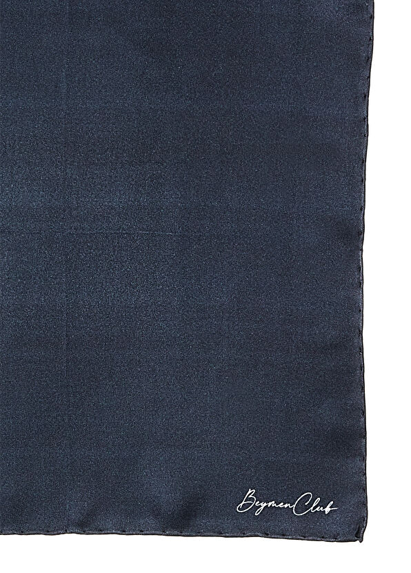 Beymen Club Navy Blue Silk Handkerchief - 2