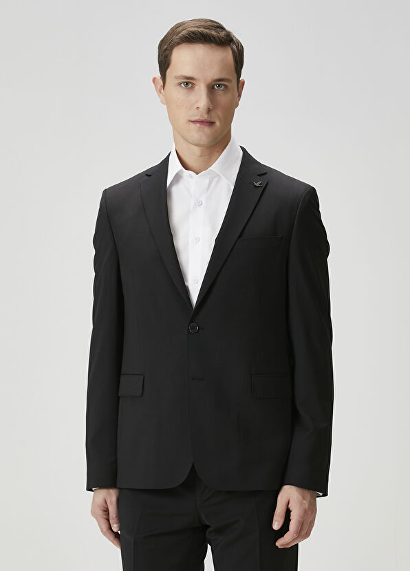 Beymen Club Drop 6 Black Wool Suit - 2