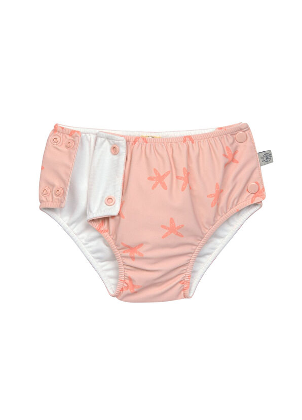 Lassig Starfish UV Korumalı Peach Kız Bebek Bez Mayo - 3