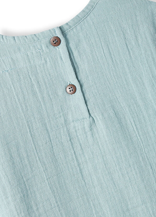 Petit Coral Turkuaz Unisex Çocuk T-shirt - 4