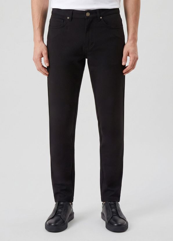 Beymen Club Regular Fit Siyah 5 Cep Örme Spor Pantolon - 2
