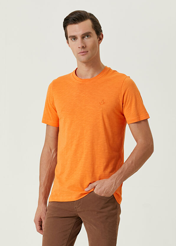 Beymen Club Orange Flamed T-shirt - 1