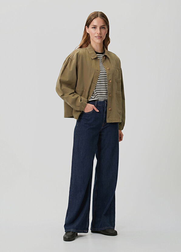 Beymen Club Khaki Floral Embroidered Casual Jacket - 2