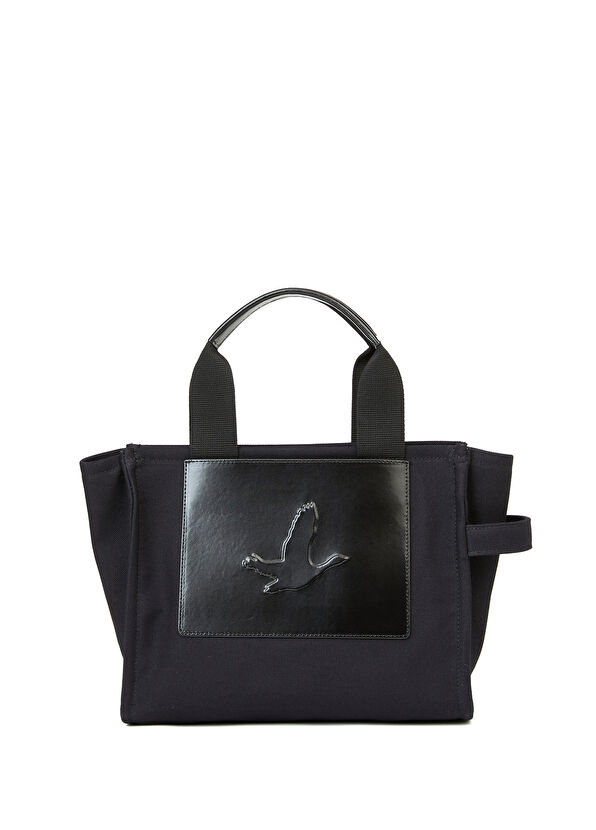 Beymen Club Black Tonal Logo Women's Crossbody Bag - 1