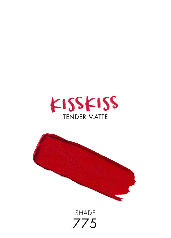 Guerlain Kisskiss Tender Matte 775 Kiss Rouge - 4