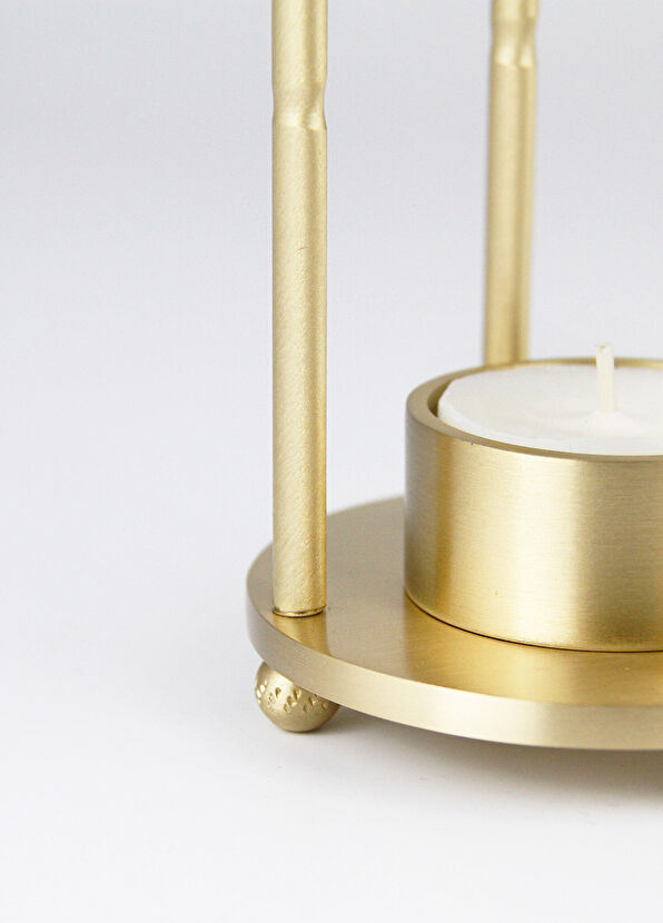 Coho Objet Lux Pirinç Aromaterapi Buhurdanlık Mumluk & Mum Söndürücü Set - 4