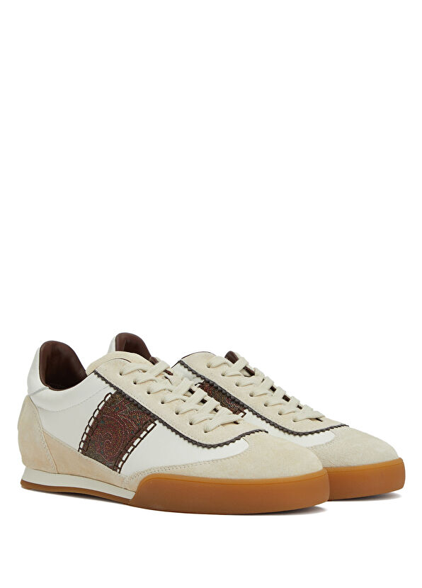 Etro White Women's Leather Sneakers - 2