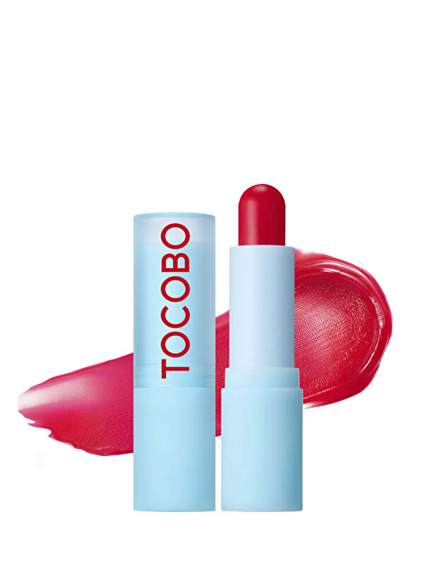 Tocobo Glass Tinted 011 Flush Cherry Peeling Etkili Parlatıcı Lip Balm 19 gr - 2