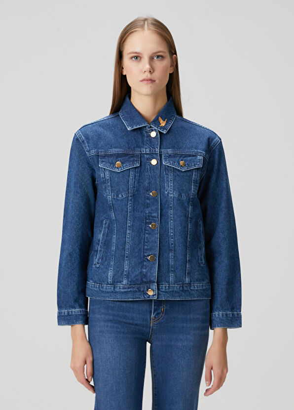 Beymen Club Dark Blue Denim Jacket - 1
